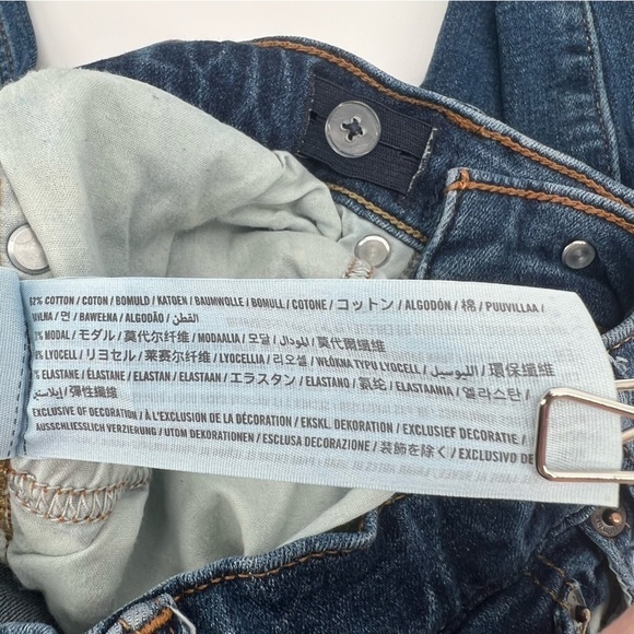 Abercrombie Straight Leg Adjustable Waist Jeans Size 9/10 Kids - Picture 6 of 6